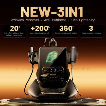 360MAX 25D HiFU 3 In 1 Technology Machine For Non Invasive Facial Slimming Anti Aging And Body Firming
