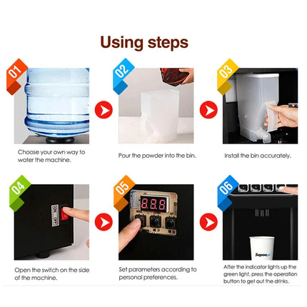 Automatic Coffee Machine 2/3 Tank Commercial Drip Coffee Maker Tabletop Office Juice Tea Coffee Drinks Vending Machine