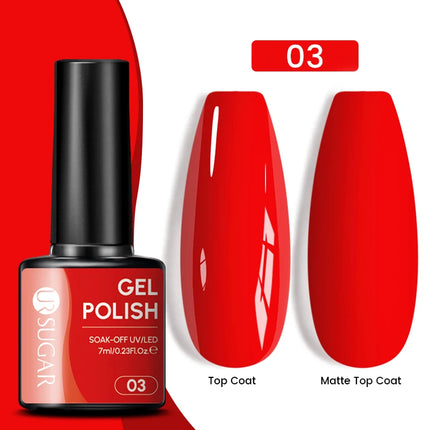 UR SUGAR 7.5ml Dark Wine Red Nail Gel Polish Autumn Gel Paint Nail Art Semi Permanent Nail Art Manicure Soak Off LED UV Nail Gel