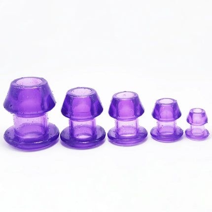 Hollow Vaginal Peephole Vaginal Peephole Anal Plug Vaginal Dilation Anal Dilation BDSM Enema Sex Toy Butt Plug for Men Women