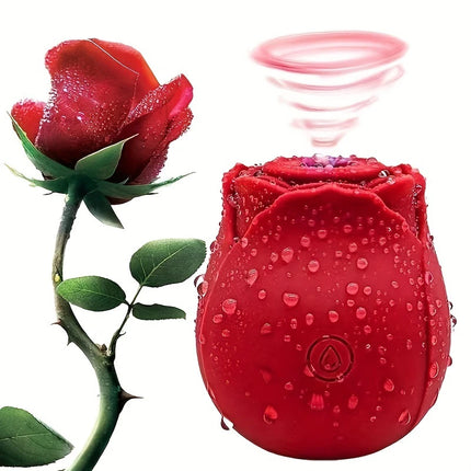 Rose-Toy Sucking Vibrator for Women Egg Clitoris Sucker Stimulator Licking Adults Goods Sucking Sex Toys Female Rechargeable