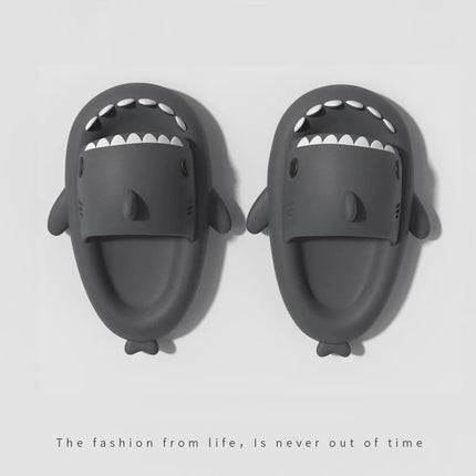 Eyriphy New Design Women Shark Slippers Men Cute Flat Sandals Fashion Cozy Casual Beach Sandals Lovers Home Lovely Bathroom Shoe