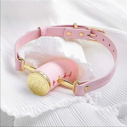 Simulation Dildo For Female Adjusting Bondage Deep Throat Mouth Plug Leather Mouth Balls Bdsm Mouth Gag Sex Toys Flirt Sex Tools