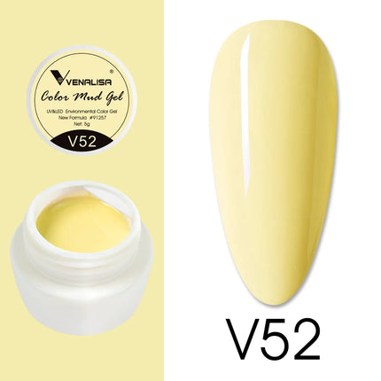 VENALISA Color Mud Gel Pure DIY Nail Art Design UV Gel Polish Professional Manicure Varnishes for Quality Artistry