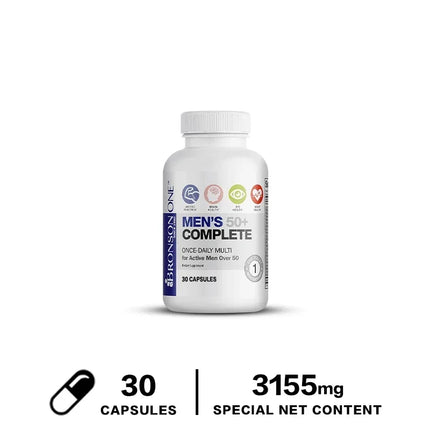 Multivitamin for men over 50 years old, natural high-quality formula, health supplement
