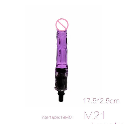 Masturbator Fascia Gun Adapter Attachements Massage Head to silicone Dildo Sex Toys for Women Vibrators Penis