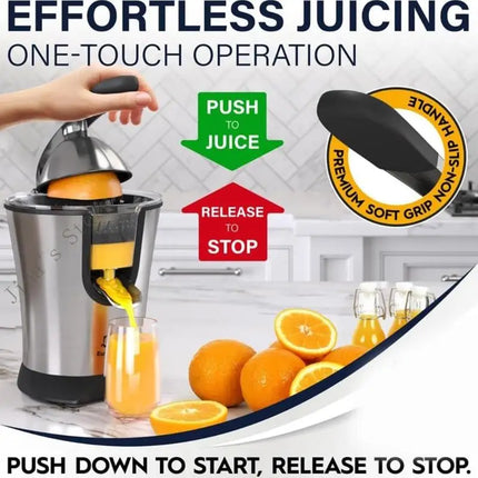 Electric Citrus Juicer for Orange Lemon Grapefruit 150W Motor Citrus Squeezer