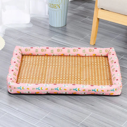 Dog And Cat Ice Cushion Summer Small And Medium Cat Sofa Cool Wear Pads Pet Bed Comfortable Wear-Resistant Pads Pet Supplies