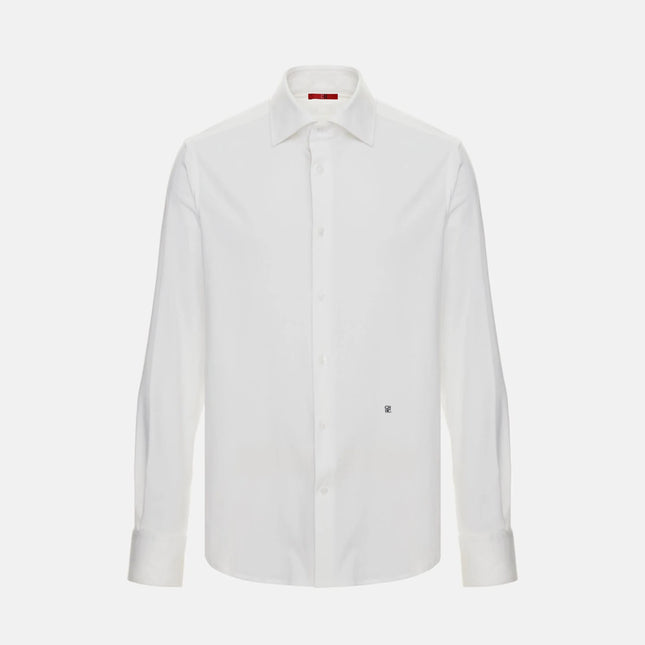 CH Men's buttoned shirt long-sleeved business casual top suitable for daily wear comfortable and pleasant to wear.