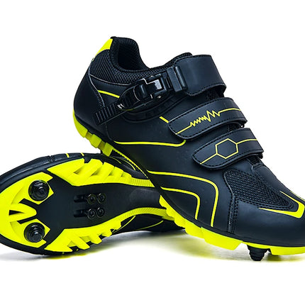 Mountain Bike Shoes Men's Cycling Shoes MTB Shoes Quick Ratchet Buckle Compatible with SPD System Pedal for Indoor and Outdoor Mo