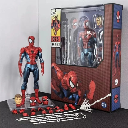 Ct Toys Spider-Man Mafex 075 Figure The Anazing Spiderman Comic Ver Mafex 185 Action Figure Figurine Model Toys Gift