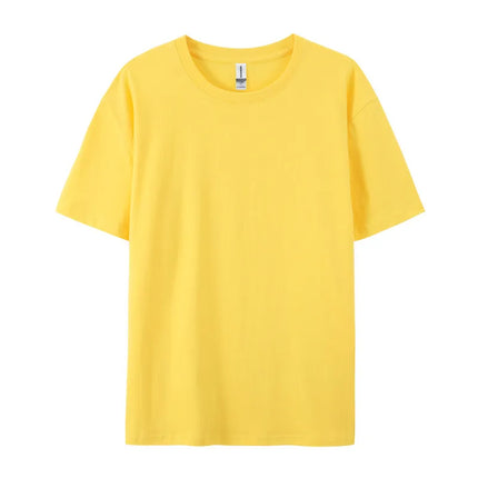 Free Printing 180gsm 100% Cotton Short Sleeve Tops Tee, Custom Order Choice Yourself, Unisex O-Neck Men's T-Shirt Plus Size S-6XL