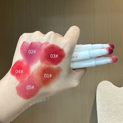 Waterproof And Durable Air Lip Gloss Matte Velvet Cushion Lip Cream Lip Powder Cream Women's Natural White Lip Gloss