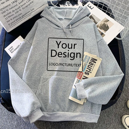 Customized Printed Diy Text Logo Image Hoodie Women's Customized Hoodie Customized Logo Personalized Hoodie