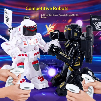 2.4G Motion Remote Control Boxing Robot, 2 Player Electronic Battle, Intelligent Robot Toy for Kids