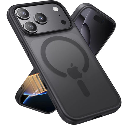 UGREEN Black Magnetic Case for iPhone 17 16 Pro Max Case Shockproof Cover for iPhone 17 Pro Max Plus 17pro Macsafe TPU Cases