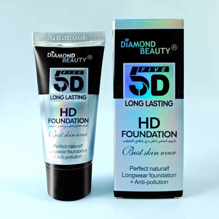 5D Liquid Foundation Make-up Men's Suede Perfect Concealer Nourishing&Moisturizing Full Cover High Capacity Natural Naked Makeup