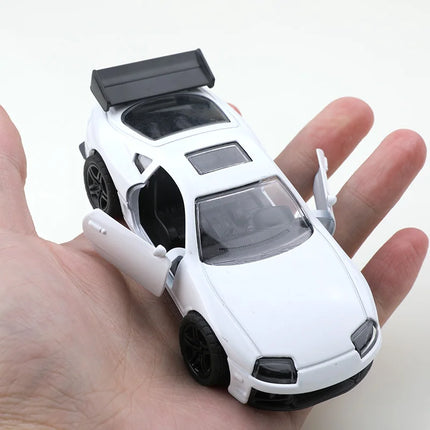 (Bagged) 1:36 Alloy Car Model Modeling Vehicle Supra Racing Sports Pull Back Car Ornaments Collection Toys For Boy Child