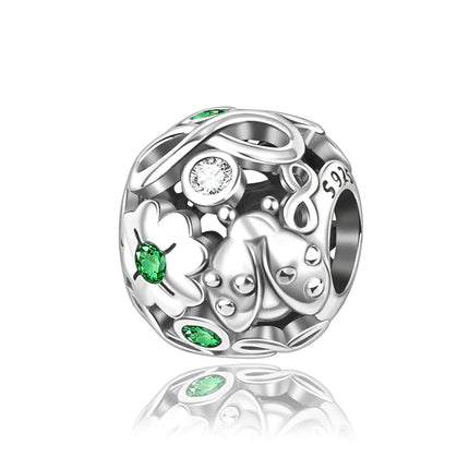 925 Silver Flowers Bouquet Rose Sunflower Blossom Petal Charms Beads Pendant Bracelet Necklace DIY Valentine's Day Gift Jewelry