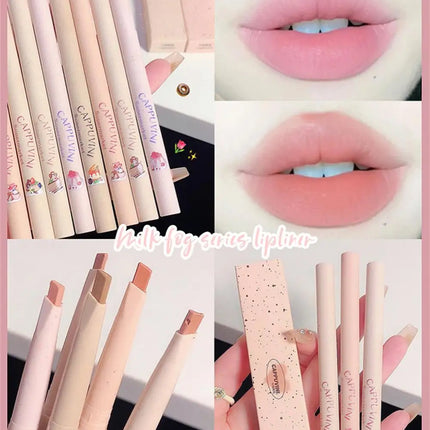 LipLinerPen Lips Makeup Soft Mist Cosmetics Lipstick Pen Gentle Colors Matte Lipstick Pen Lip Contouring Lipliner Pencil
