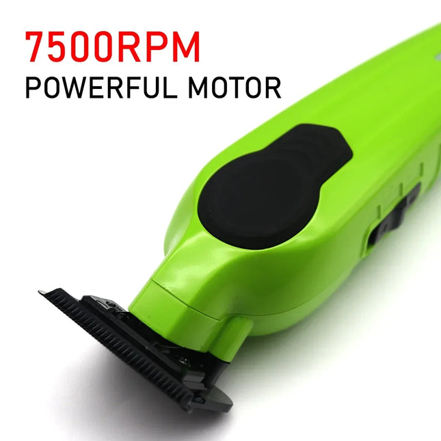 Professional Hair Trimmer Barber Carving Gradient Finish Machine Electric Clipper with Charger Stand Hair Cutting Machine