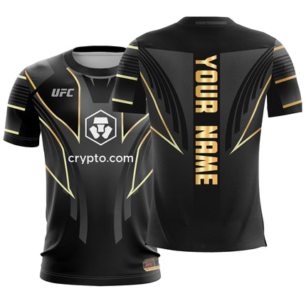 2026 New Customized Name UFC Boxing New Hot Selling Fans T-shirt Extreme Sports Round Neck Short Sleeve Casual Fashion Top