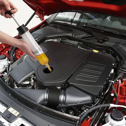 Car Engine Oil Fluid Pump Efficient Vacuum Manual Inhalation Syringe Style Engine Cooolant Transfer Translucent 500cc/1500cc