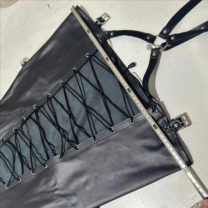 Arm Binder Glove Sleeves,Behind Back Bondage Armbinder,BDSM Leather Handcuffs Straight Jacket,Sex Toys For Couples