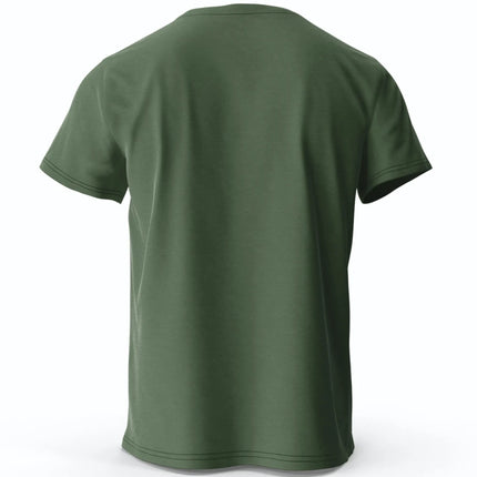 Focus Letter Minimalist Style 100% Cotton T-Shirt, Lightweight Round Neck Short Sleeve Tee, Perfect for Men & Women