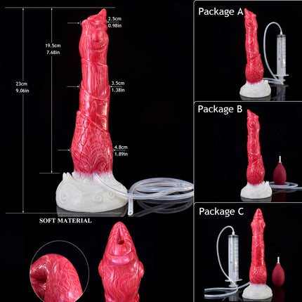 NNSX Silicone Squirting G-Spot Dildo Anal Plug with Suction Cup Prostate Massager For Men Woman Gay Adult Toy Anus Expansion