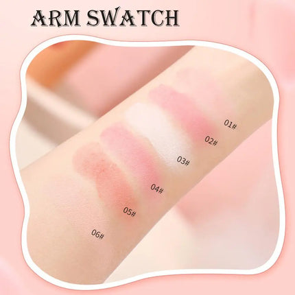 Monochrome Blush Whitening Matte Cosmetics Vitality Girl Nude Makeup Natural Smudge Monochrome Blush Plate
