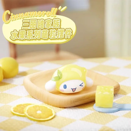 Sanrio Characters Fruit Series Sanrio Hello Kitty Melody Kuromi Mystery Blind Bag Gifts Toy Model Anime Figure Collect Ornaments
