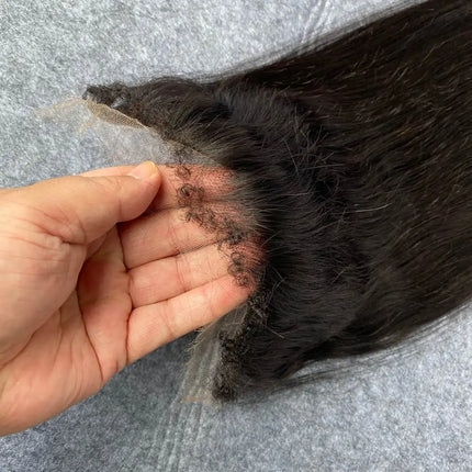 Skinlike Real HD Lace Closure Only Kinky Edges 9x6 7x7 5x5 Invisible HD Lace Skin Melt PrePlucked 13x4 13x6 HD Lace Frontal Only