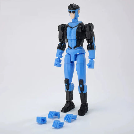 3D Printed Dummy 13 Invincible Boy Titan Model Multi-jointed Movable Action Figure Desktop Ornament Animation Model For Kids Fan