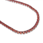 Garnet Color / 16in 40.64cm Chain