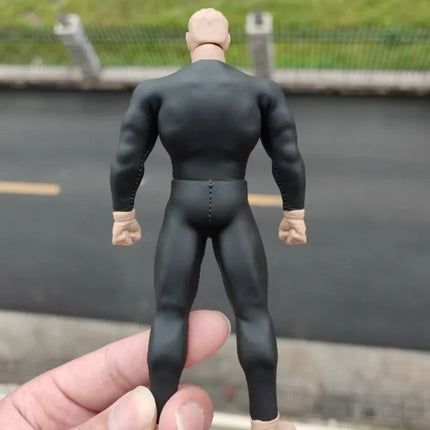 1/12 Scale Black Tight Fitting Suit Set（Top & Pants） Model for 6'' GWtoys