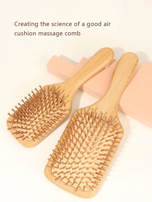 1pc Natural Wooden Hair Comb Hair Loss Scalp Massage Hair Brush Hair Care Healthy Bamboo Special for Real Hair Wigs