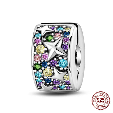 Charm 925 Silver Blue Ocean Life Theme Charm Beads Fit 3mm Original Bracelet For Women DIY Pendants Luxury Jewelry Gift Hot Sale