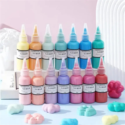 50g/Jar Paste Pigment Epoxy Resin UV Glue Colorant Dye Makaron Pigment DIY Epoxy Resin Mold Jewelry Making Art Paste Dye Gadget