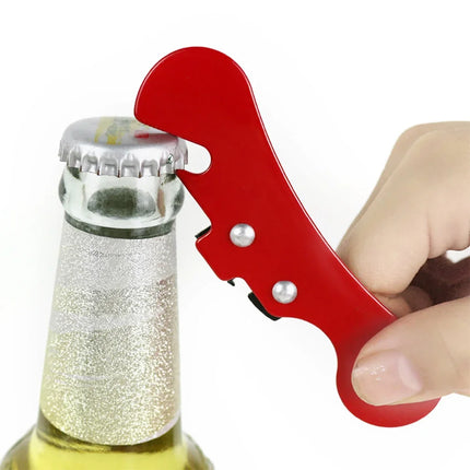 Multifunctional Stainless Steel Can Opener Portable Manual Safety Side Cut Bottle Opener Ergonomic Kitchen Tools Creative Gift