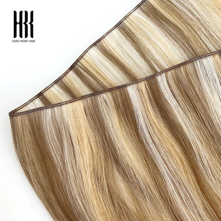 Remy Human Hair Bundles Genius Hair Weft Straight Brazilian One Donor Natural Color Human Hair 50G Women Hair Weft 16-24 inch