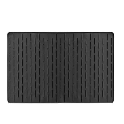 Foldable Non-slip Dish Drying Mat Multipurpose Silicone Tableware Drying Rack Storage Holder Anti-scald Coaster Kitchen Utensils