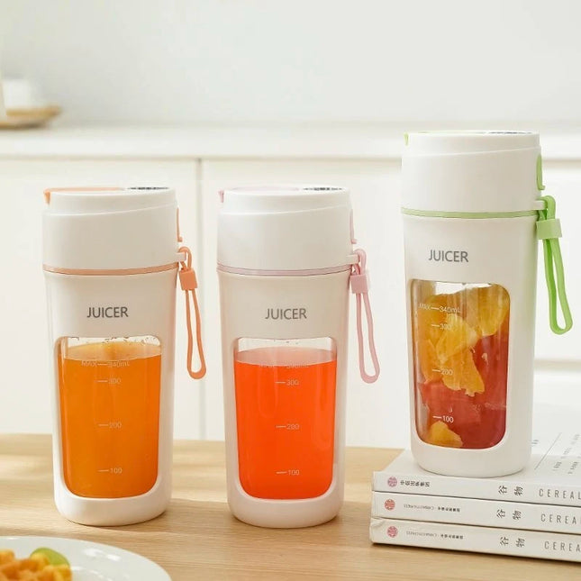 Portable USB Mini Juicer Blender Cup – 1200mAh Battery BPA Free Electric Fruit Blender for Smoothies Travel & Outdoor Home