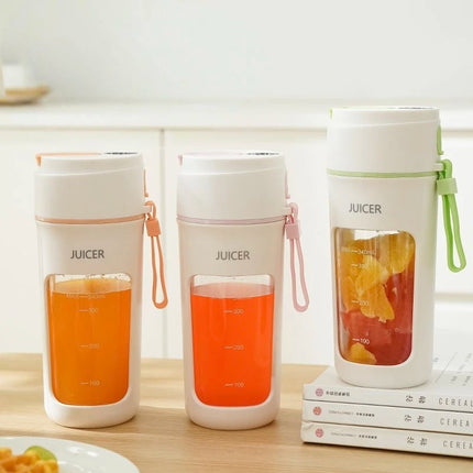 Portable USB Mini Juicer Blender Cup – 1200mAh Battery BPA Free Electric Fruit Blender for Smoothies Travel & Outdoor Home