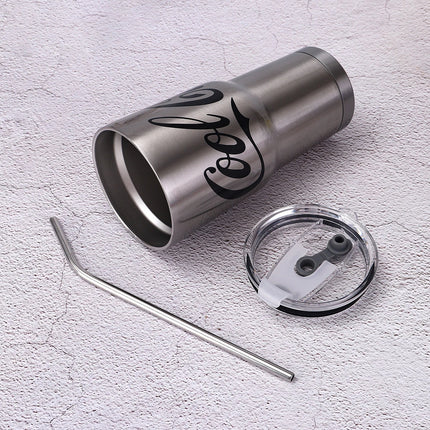 Coca Cola Ice King Cup Thermos Cup Large Capacity 20oz Straw Water Cup