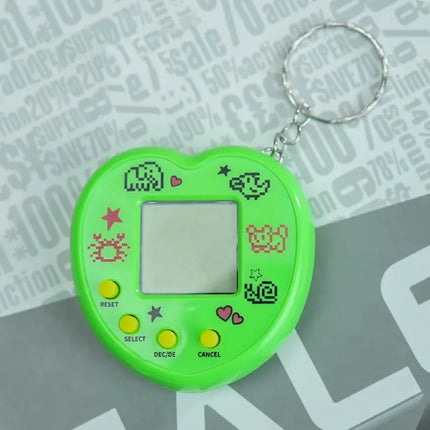 Transparent Case 168 in 1 Tamagotchi Pet Game, Nostalgic Pixel Virtual Cyber Digital Electronic Pet Toy, Mini Portable Funny