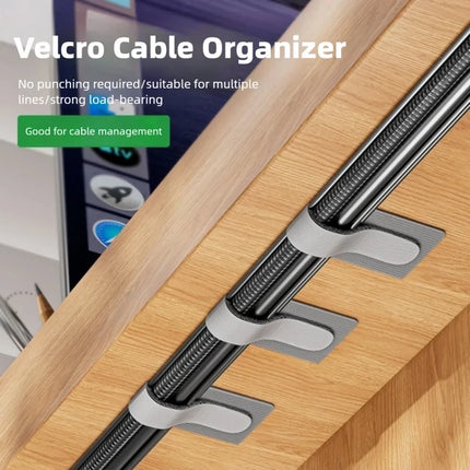 Reusable Cable-Ties Velcro-Ties 1/2/5m Self-Adhesive Power-Cord Holder Adjustable Cord-Storage Desktop-Organiser Manager Hardwar