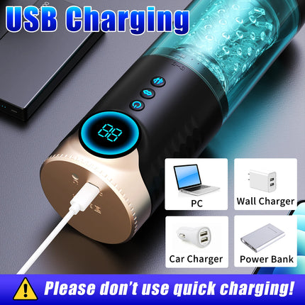 Mens Automatic Sucking Masturbator 9 Model Rotating Thrusting Vibration Penis Trainer Glans Cock Blowjob Stimulator Male Sex Toy