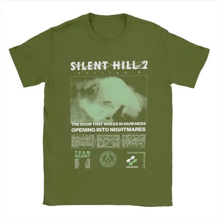 Men Silent Hill 2 T-Shirts Cotton Clothing Casual Short Sleeve Round Neck Tee Shirt Adult T-Shirts 72473