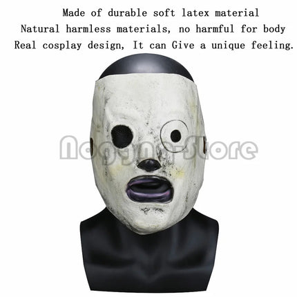 Hair Braid Style Cosplay Funny Halloween Mask Music Lover Fans Full Face Head Christmas Carnival Party Mardi Gras Costume Props